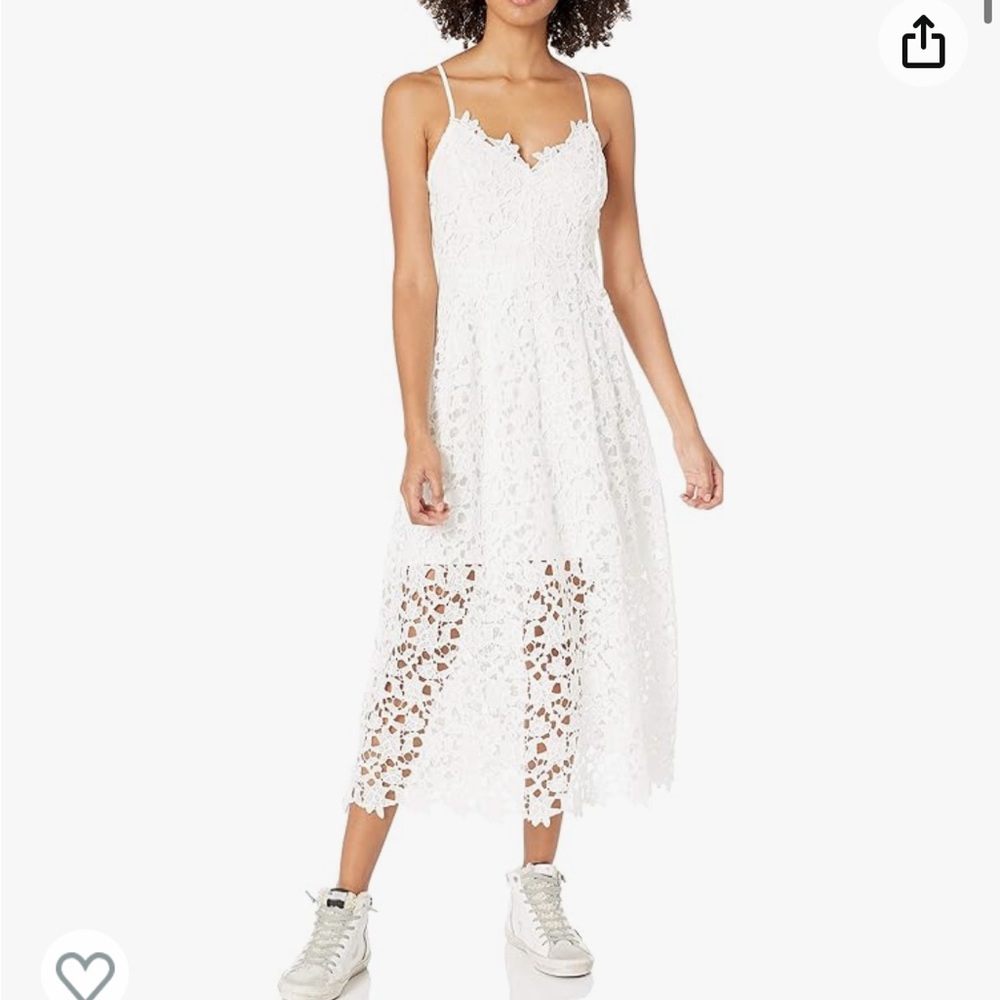 Astr the label white dress size medium